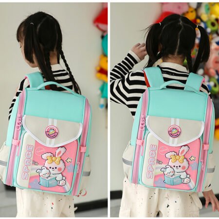 Mochila Infantil Conejo - Resistente al Agua, Alta Calidad, Diseño Exclusivo - Imagen 2