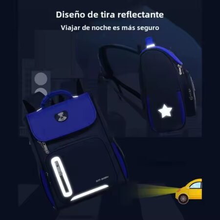 Mochila Escolar Infantil Unisex – Estructura Rígida - Imagen 3