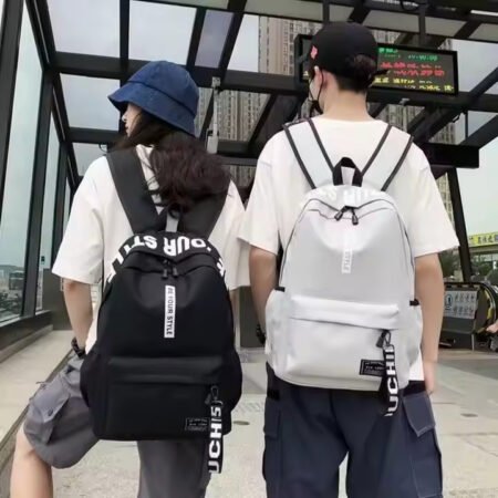 Mochila Juvenil Moderna Impermeable con Bolsillo Frontal - Imagen 2