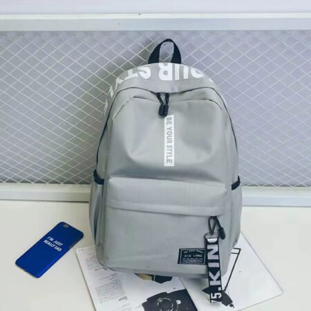 Mochila Juvenil Moderna Impermeable con Bolsillo Frontal - Imagen 5