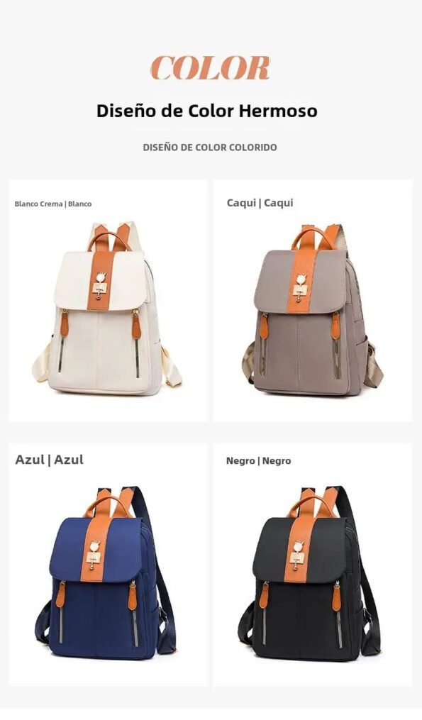 Mochila Versátil de Oxford – Ligera, Impermeable y Resistente - Imagen 2
