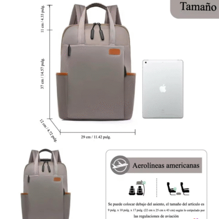 Mochila Casual Grande para Trabajo y Estudio - Imagen 4