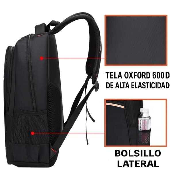 Mochila Oxford Escolar Pro – Impermeable, Compacta y Todo Terreno 21L - Imagen 2