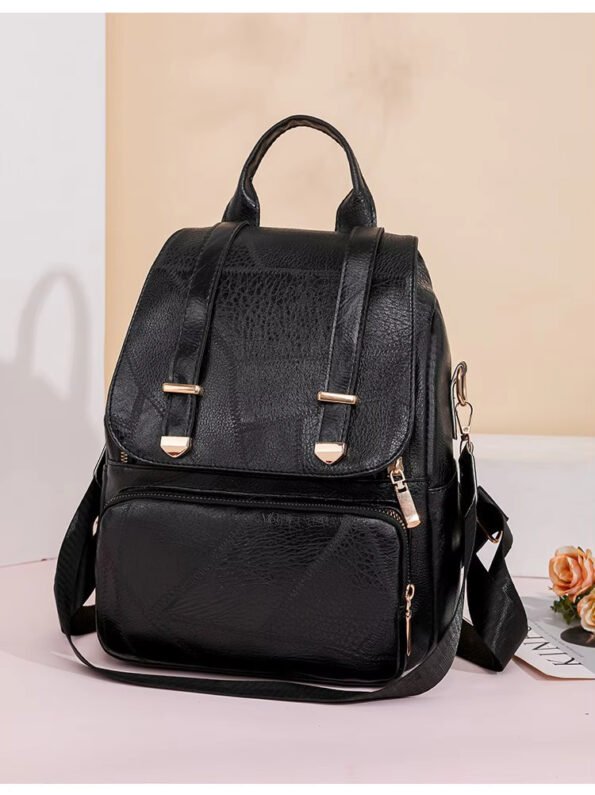 Mochila Vintage Impermeable de Poliéster con Respaldo Ergonómico - Imagen 9