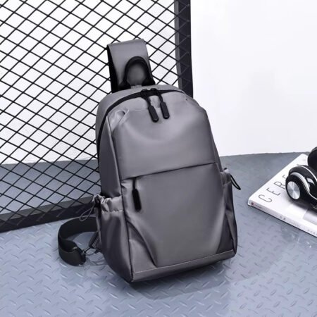 Mochila Bandolera Sling Impermeable con Bolsillos Laterales - Imagen 1