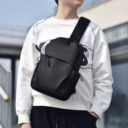 Mochila Bandolera Sling Impermeable con Bolsillos Laterales - Imagen 3