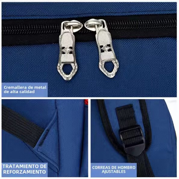 Mochila Vibrante Oxford Unisex – Impermeable y Ligera - Imagen 3