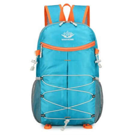 Mochila de Viaje al Aire Libre HN-636 – Nylon Geométrica e Impermeable para Uso Diario - Imagen 4