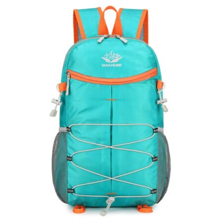 Mochila de Viaje al Aire Libre HN-636 – Nylon Geométrica e Impermeable para Uso Diario - Imagen 1