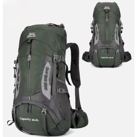 Mochila Outdoor 70 L de Tela – Impermeable y Gran Capacidad para Camping y Senderismo - Imagen 3