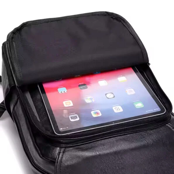 Mochila Cuero PU Elegante – Impermeable y Moderna - Imagen 3