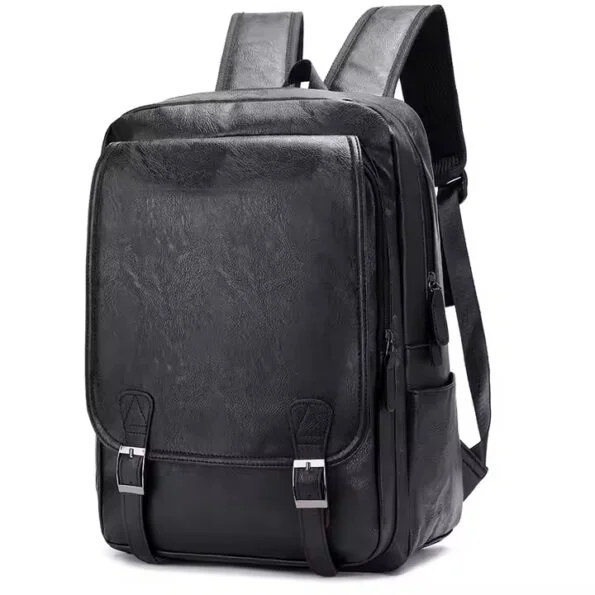 Mochila Cuero PU Elegante – Impermeable y Moderna - Imagen 7