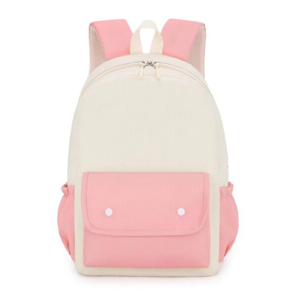 Mochila Juvenil Unisex Bicolor – Nylon Oxford Impermeable con Respaldo Transpirable - Imagen 4