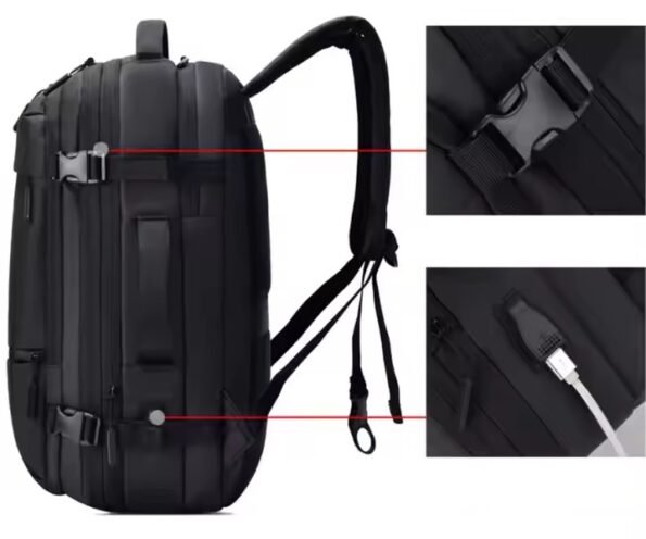 Mochila para Portátil – Impermeable y Ergonómica para Uso Diario - Imagen 2
