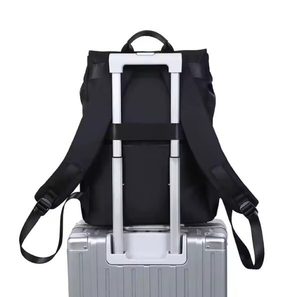 Mochila Oxford Marco Externo – Impermeable, USB Integrado y Estilo Piedra para Escuela, Viajes y Negocios - Imagen 3
