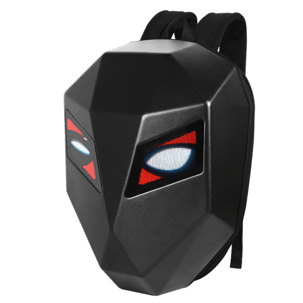 Mochila LED Antirrobo “Knight Vision” con Ojos Luminosos, Control por App y Power Bank de 20.000 mAh Incluido - Imagen 3