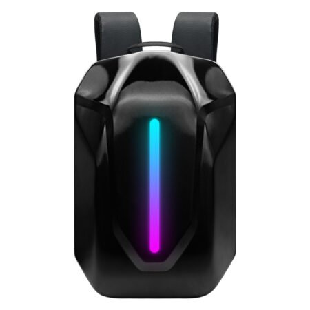 Mochila LED Antirrobo con Luz Multicolor – Diseño Futurista, Conexión Bluetooth y Power Bank de 20.000 mAh Incluido - Imagen 10