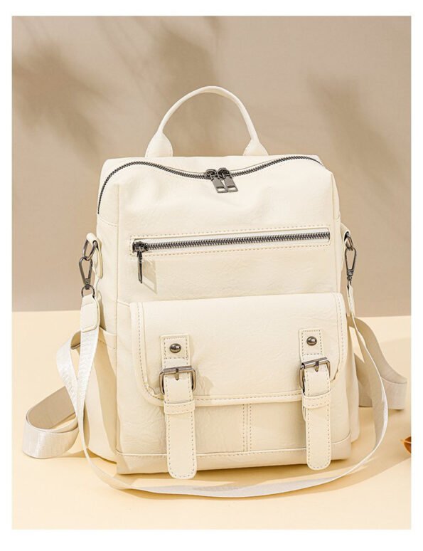 Mochila Impermeable de Estilo Preppy Inglés con Asas Suaves y Correa Ergonómica - Imagen 7
