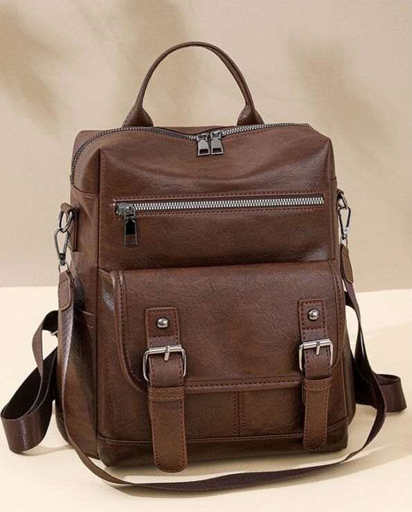 Mochila Impermeable de Estilo Preppy Inglés con Asas Suaves y Correa Ergonómica - Imagen 6